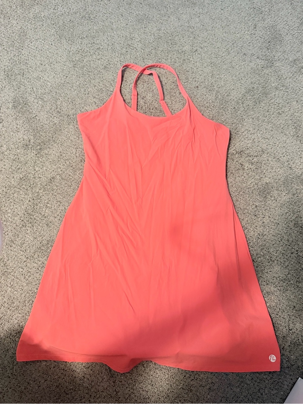 Rhoback Coral Pink Racerback Sundress